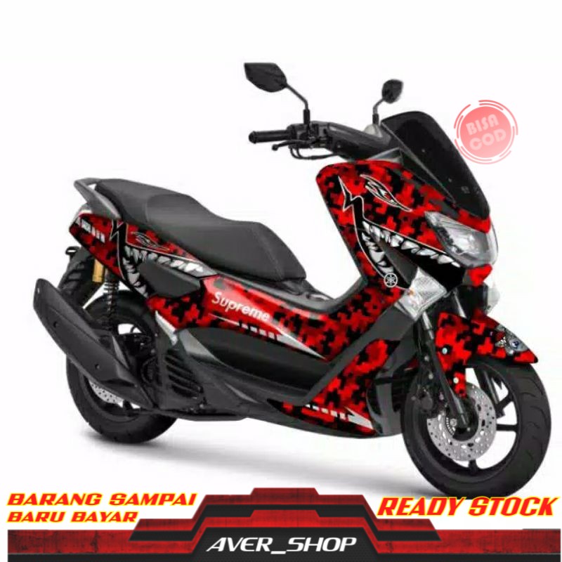 Decal nmax old full body Striping motor nmax 155 Sticker motor Stiker nmax 155 variasi