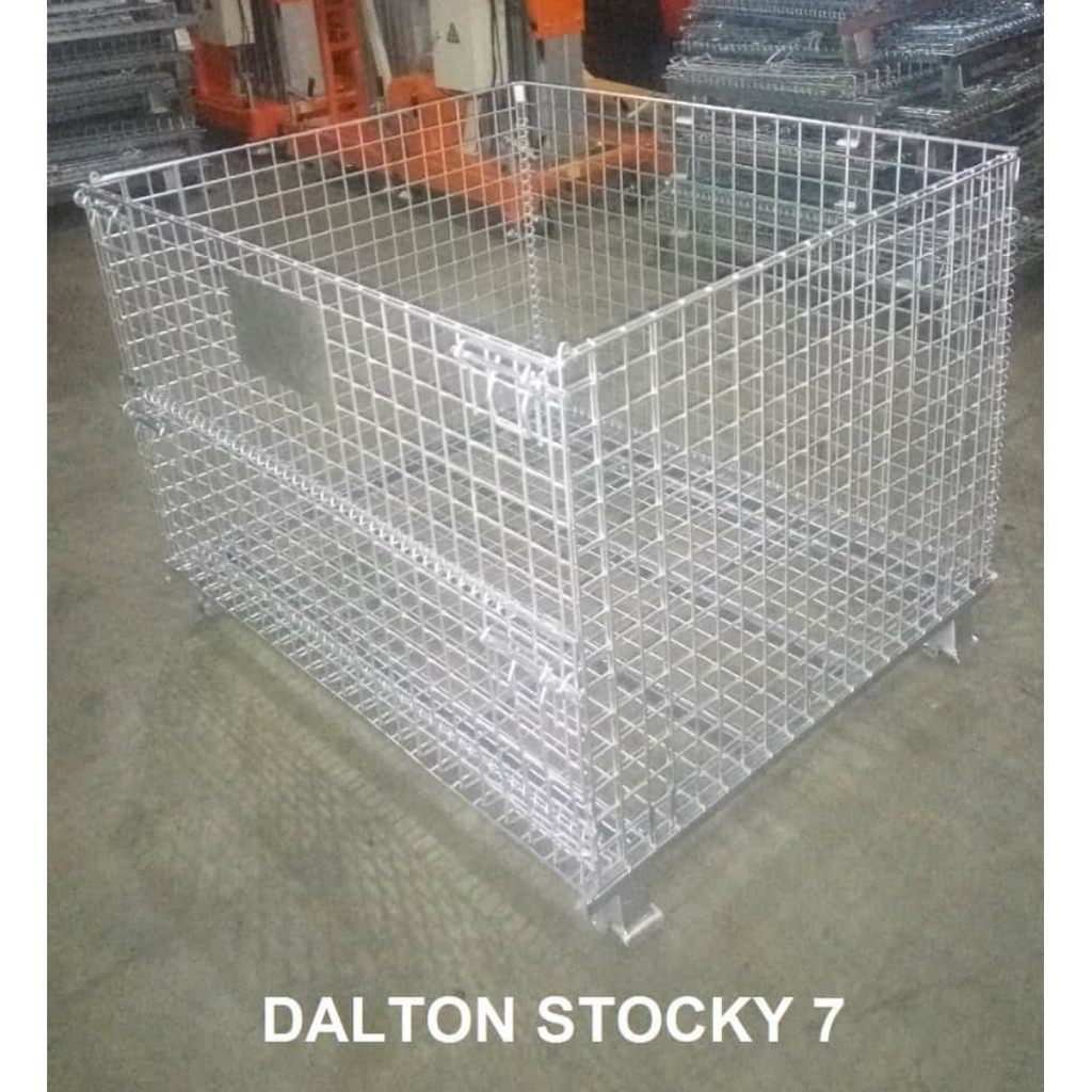 Keranjang Besi Lipat Pallet Mesh Merk Dalton