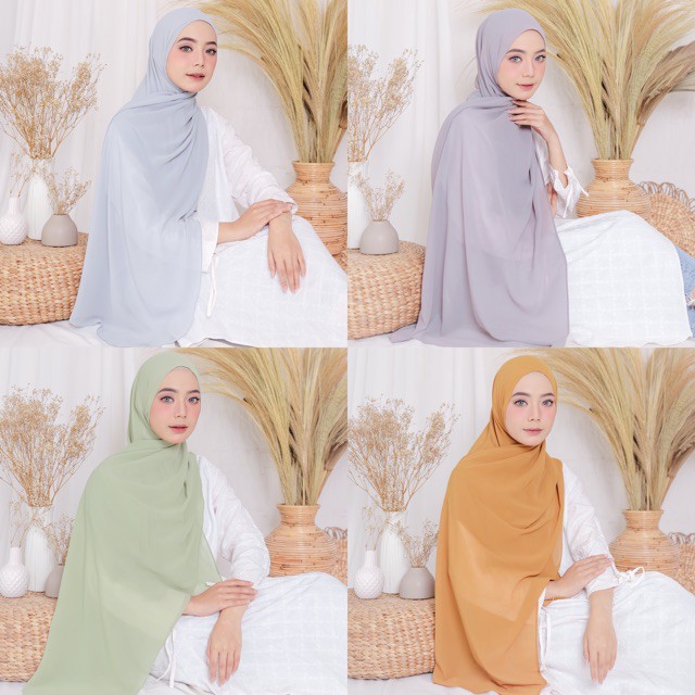 ❤ VALENSIA ❤ Termurah Aline Pashmina ceruty babydoll pashmina ( part 1 )