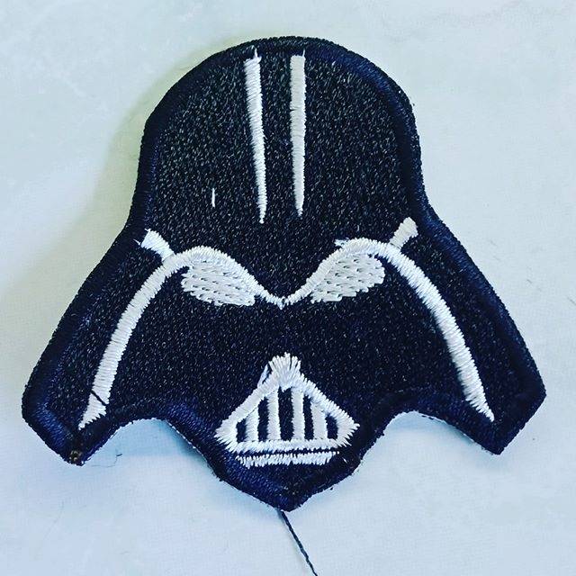 Emblem patch bordir dart vader star wars