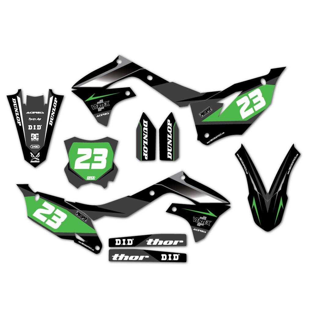 DECAL KLX 230R CUSTOM Bisa Pakai Nama dan Nomor Sendiri