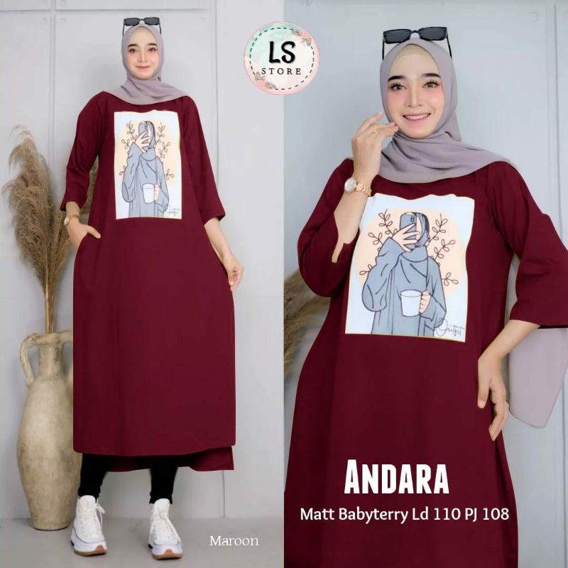 (NEW)GAMIS MIDI DRESS OOTD//ADELINE- KAYLA//ANDARA BY D&amp;D/EL STORE