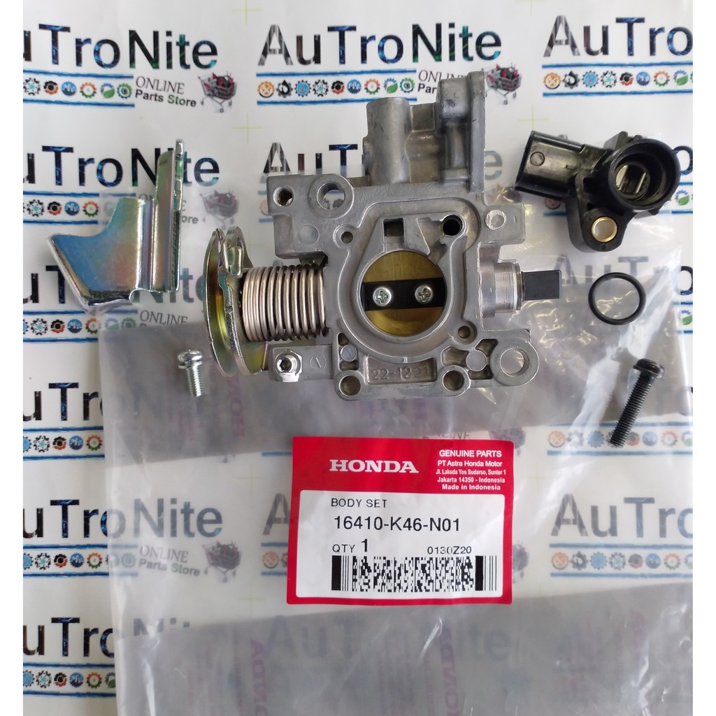 Throttle Body Set 16410-K46-N01 Original Honda Beat Scoopy Spacy Vario 110 LED FI 16410K46N01