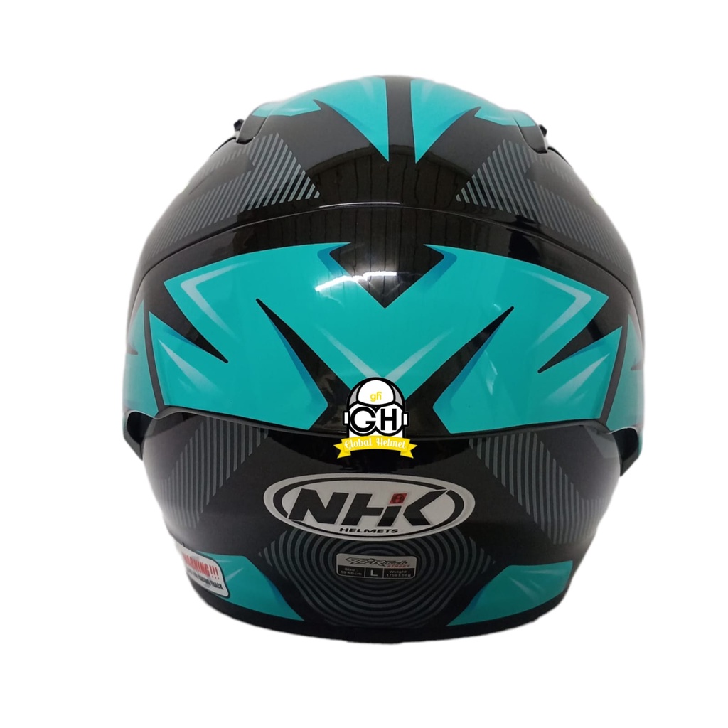 NHK HELM GPR TECH STREET NMS BLACK TOSCA GLOSSY GP R TECH