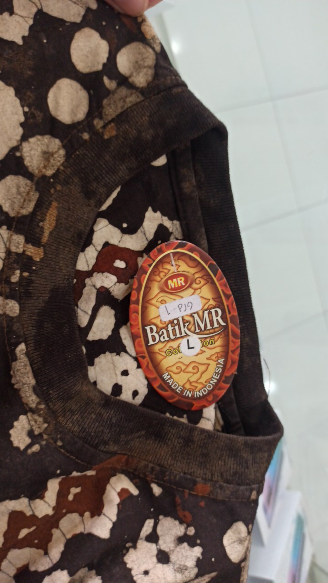 Kaos Batik Cap Lengan Panjang Kaos Batik Pekalongan Kaos Batik Keren