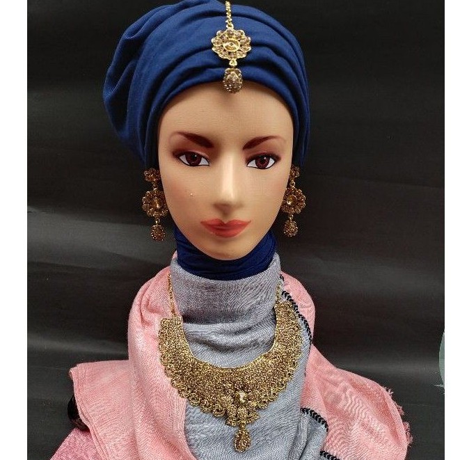 kalung Dubai set anting india / kalung pengantin / kalung etnik