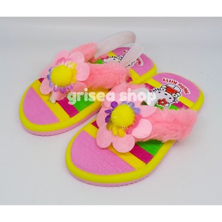 Grisea Sandal  Anak Baby Spon Rainbow Karakter Lucu Bunga 