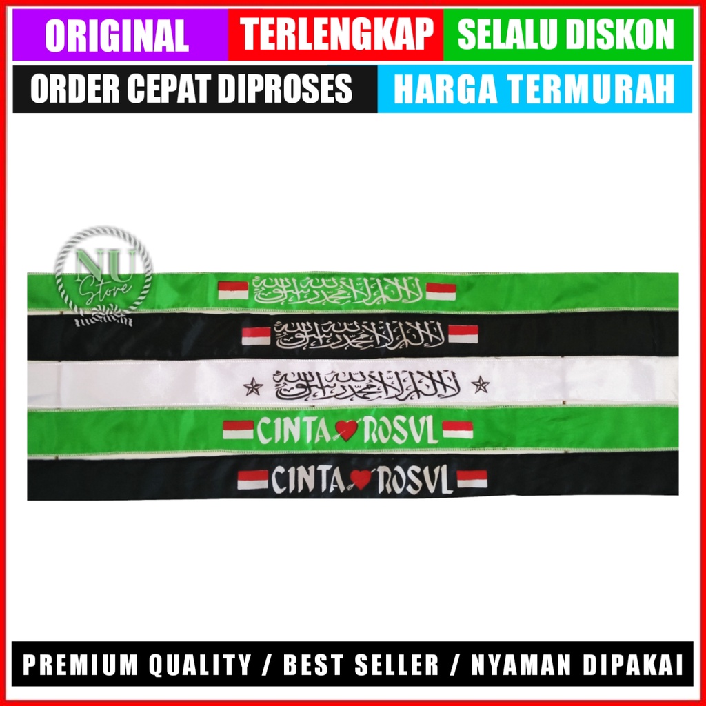 IKAT KEPALA MAJELIS / IKAT KEPALA CINTA ROSUL / IKAT KEPALA TAUHID / IKAT KEPALA MURAH