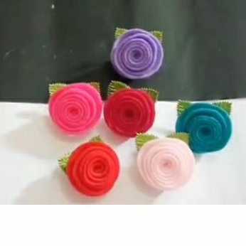 pin Bros bunga mawar kain flanel Bros jilbab murah bisa COD