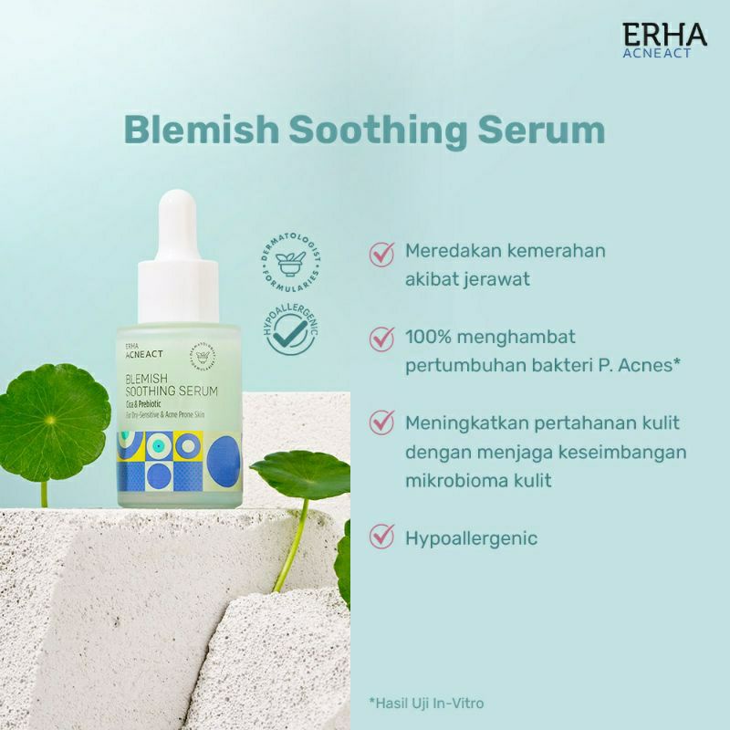 ERHA AcneAct Blemish Soothing Serum l Post Acne Spot Serum l Anti Acne Serum 30mL