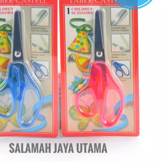 

۝ Children Scissors A Faber Castell / Gunting Anak Faber Castell - Pink ✴
