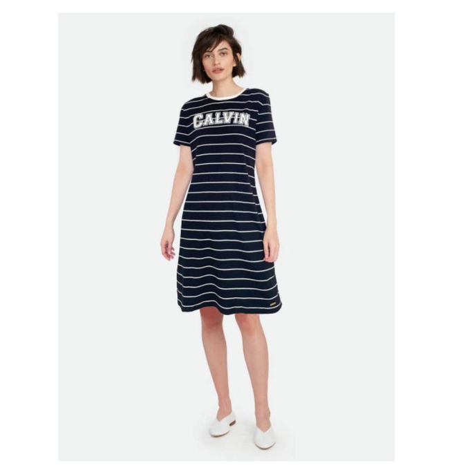 Ck logo basic dress