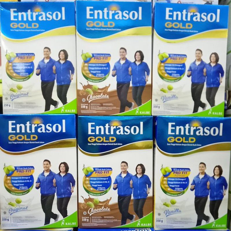 

Entrasol Gold 370gr Vanila/Coklat/Original