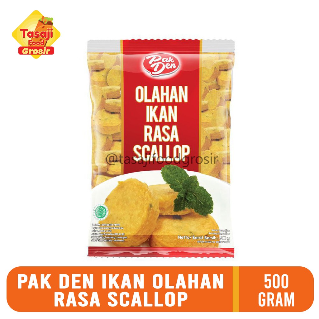 

Pak Den Ikan Olahan Rasa Scallop 500 Gram