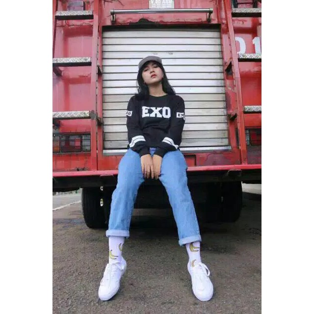 TBI Baju Atasan Sweater EXO Chanyeol Unisex 61 K-Pop Korean Style BTS