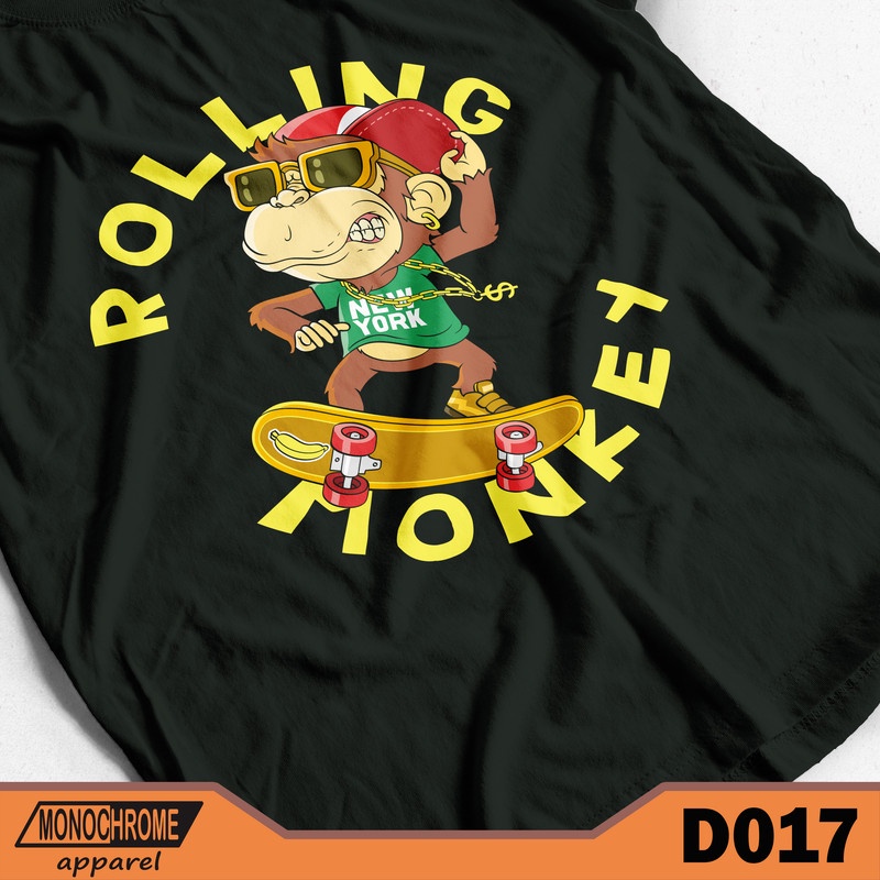 D017 Kaos Baju Distro Pria Skate Skater Skaters Skateboard