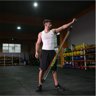 11Pcs Resistance Band Karet Elastis untuk Yoga Fitness 11Pcs Resistance Band Karet Elastis untuk Yoga Fitness