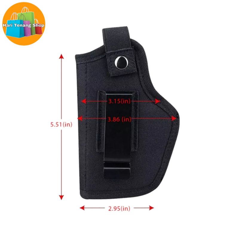 Holster Slip kiri-kanan/holster kain/holster pinggang/holster import