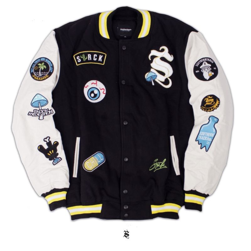 SOUTHERNTRACK | VARSITY RELAX | BLACK WHITE