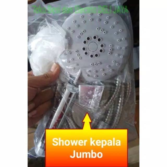 Shower Kepala Jumbo dan Selang