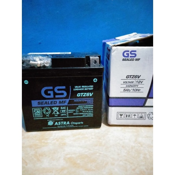 Aki GS ASTRA GTZ6V Original AstraOtoparts