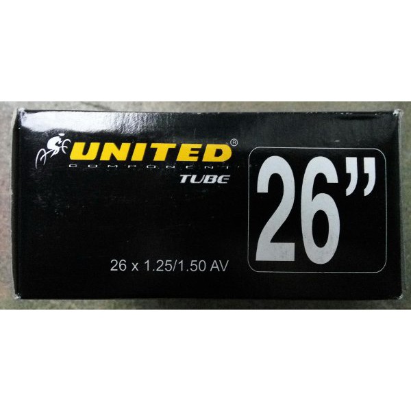 Ban Dalam United 26x 1.25/1.50 AV // tube