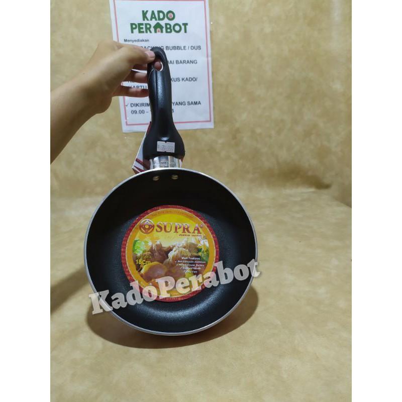 teflon supra 18 FRY PAN - teflon anti lengket premium - teflon papeda - teflon aci gulung