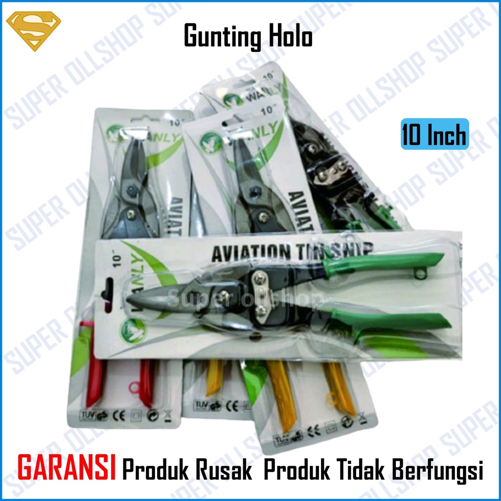 Gunting Holo 10 inch / Gunting Seng / Gunting Kawat / Gunting Baja Ringan /Gunting Galvalum Hollow