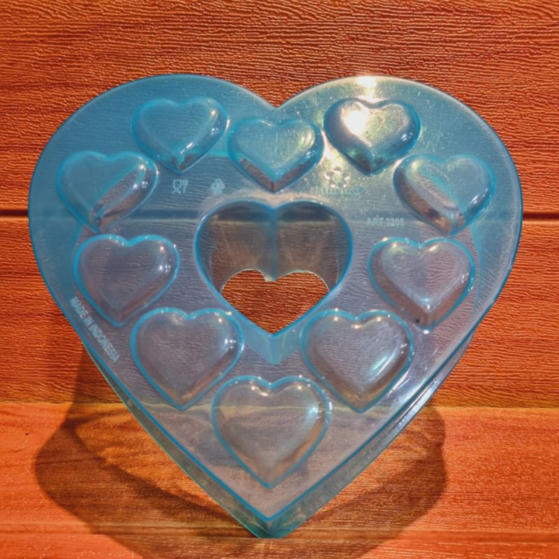 Tempat Agar Hati / Tempat Agar Motif / Cetakan Agar Plastik Murah / Cetakan Jelly Love