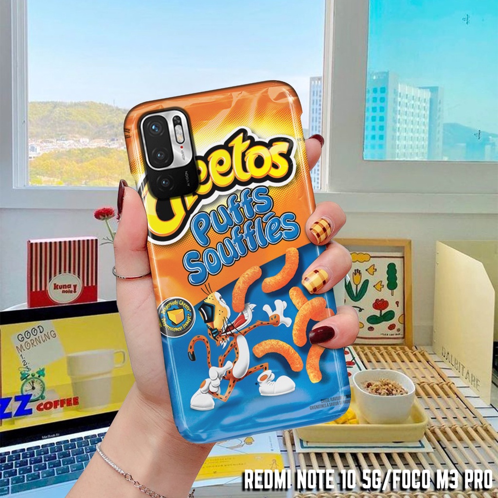 CASE REDMI NOTE 10 5G / FOCO M3 PRO FASHION CASE SNACK CEMILAN Disimurah silicon case softcase