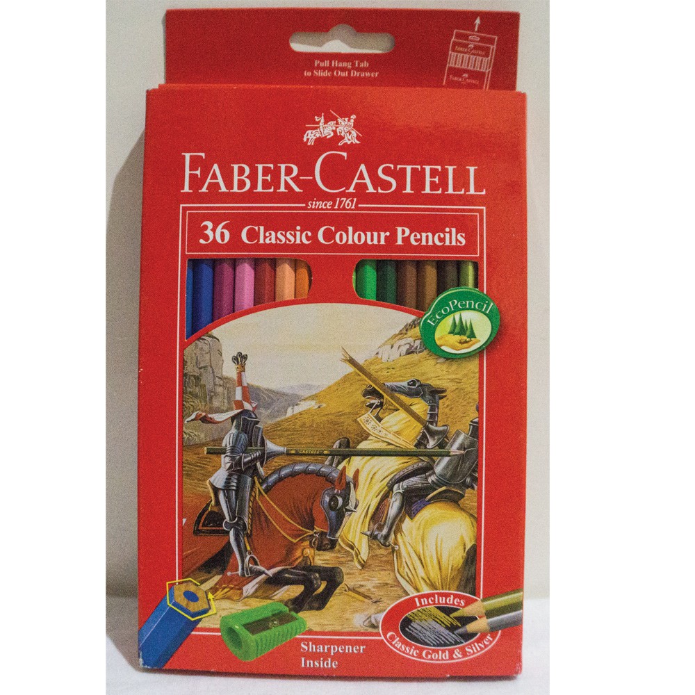 

Pensil Warna Faber Castell 36 warna panjang - FABER CASTELL 36 WARNA