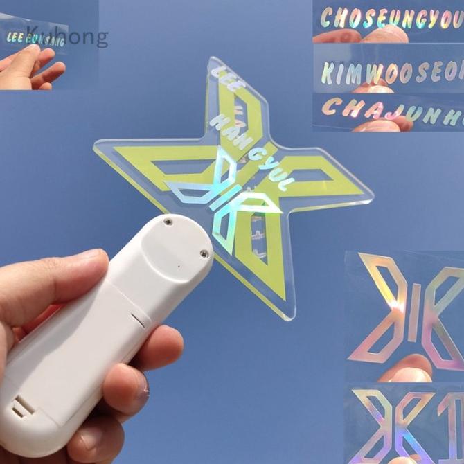 

2019 Kpop Producex101 X1 XONE Lightstick Laser Sticker YOHAN Phone Termurah