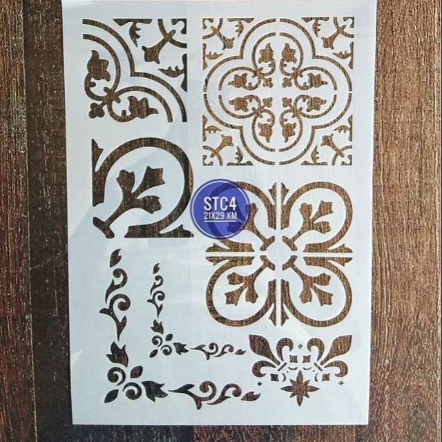 Stencil mozaik stc 004