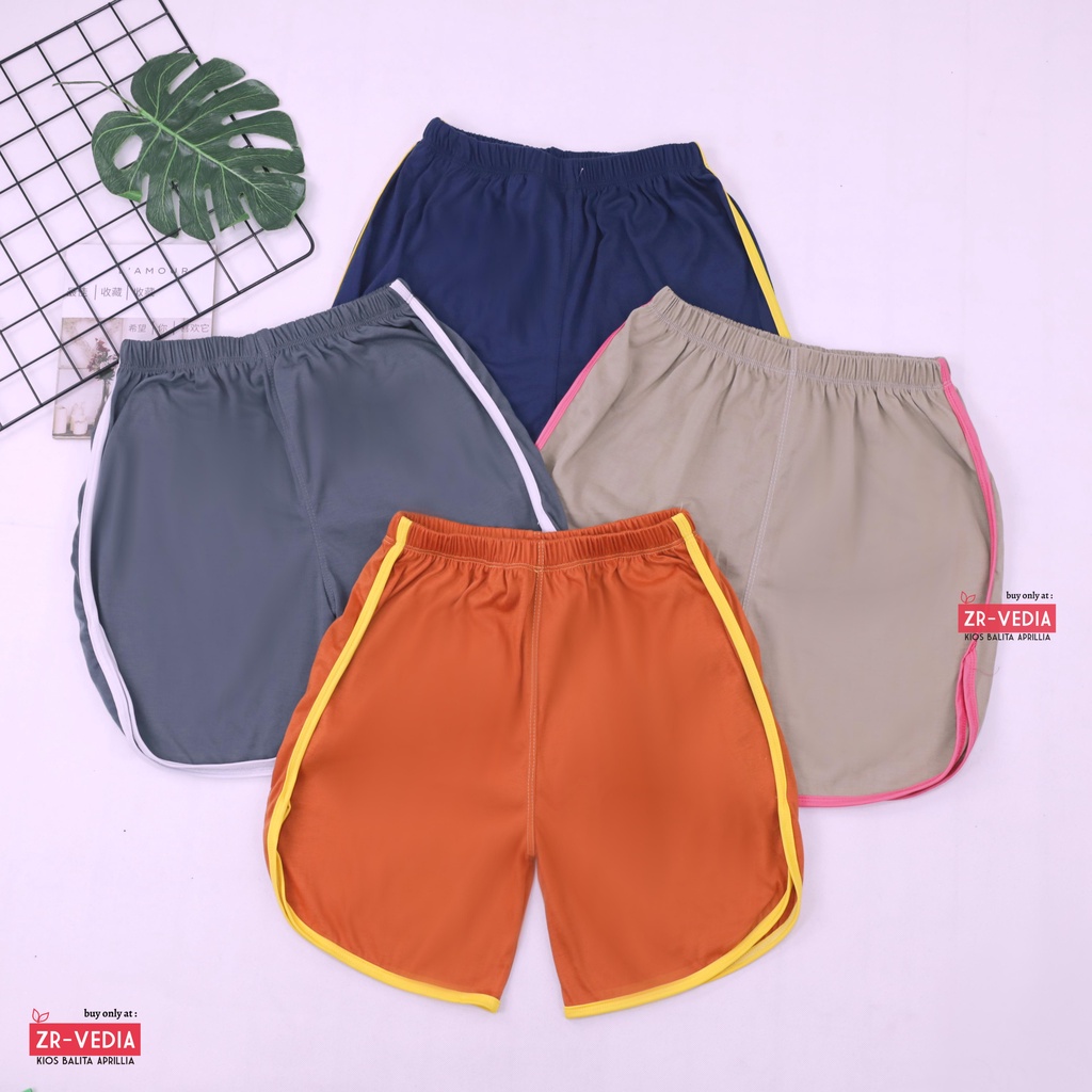 List Short Pants Wanita fit to XXL / Celana Pendek Polos Dewasa Dalaman Pendek Murah Adem ZR Vedia