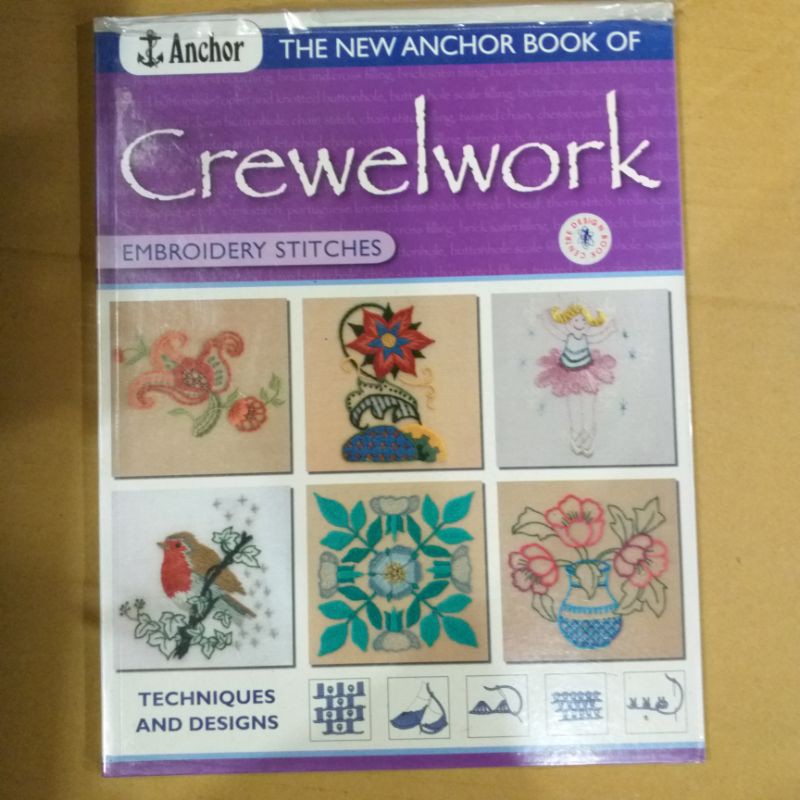 

CREWELWORK EMBROIDERY STITCHES asli jepang