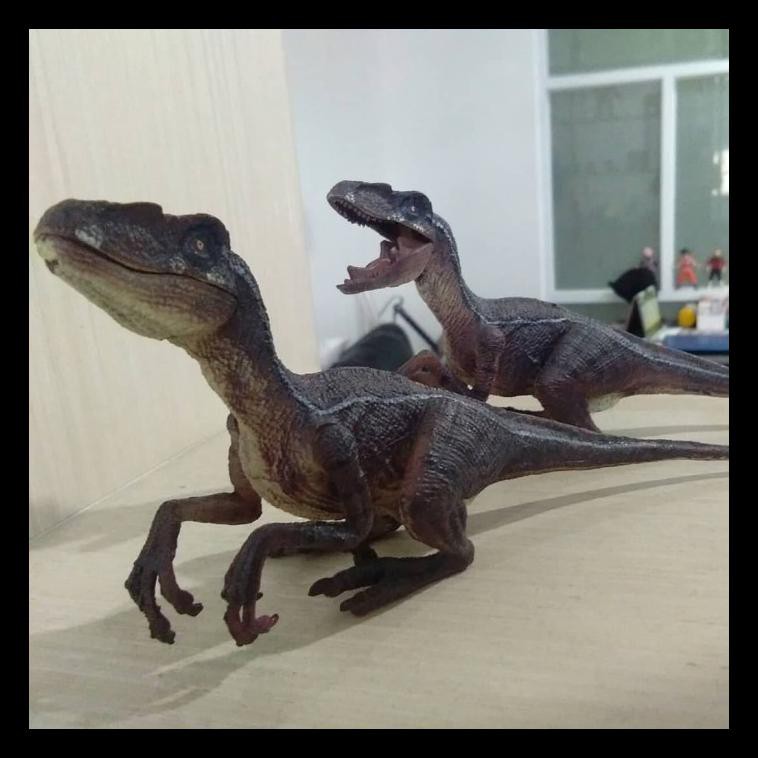 Promo Dinosaurus Jurassic Dino World Dinosaur Raptor Velociraptor Delta Blue Action Figure Murah