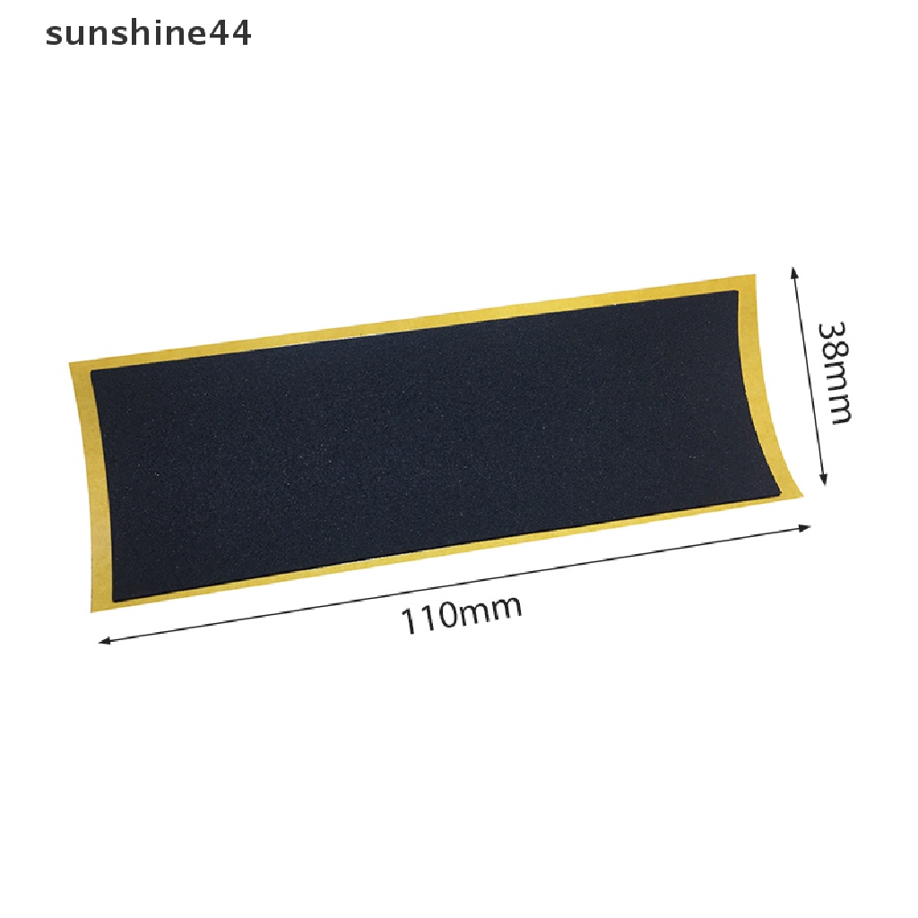 Sunshine 10Pcs/Lot Black Fingerboard Deck Uncut Tape Stickers Black Foam Grip Tape .