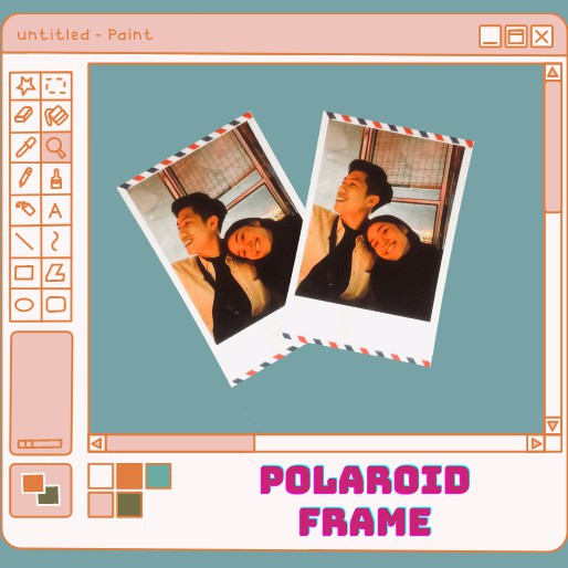 

(COD) (PROSES 1/2 HARI) CETAK POLAROID FRAME UK 2R