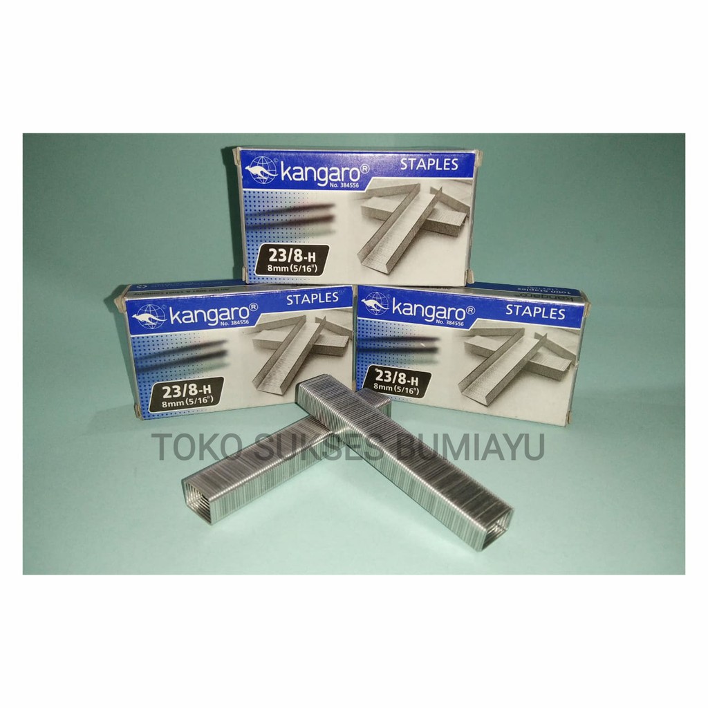 

Isi Staples / Isi Steples / Isi Stapler 23/8 Kangaro 8mm