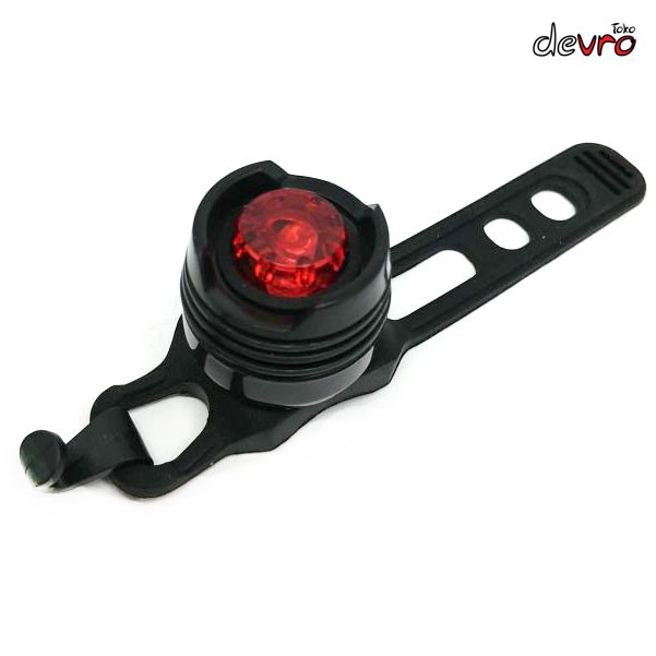  Lampu  Sepeda  Bicycle Tailights Safety Light Hitam 