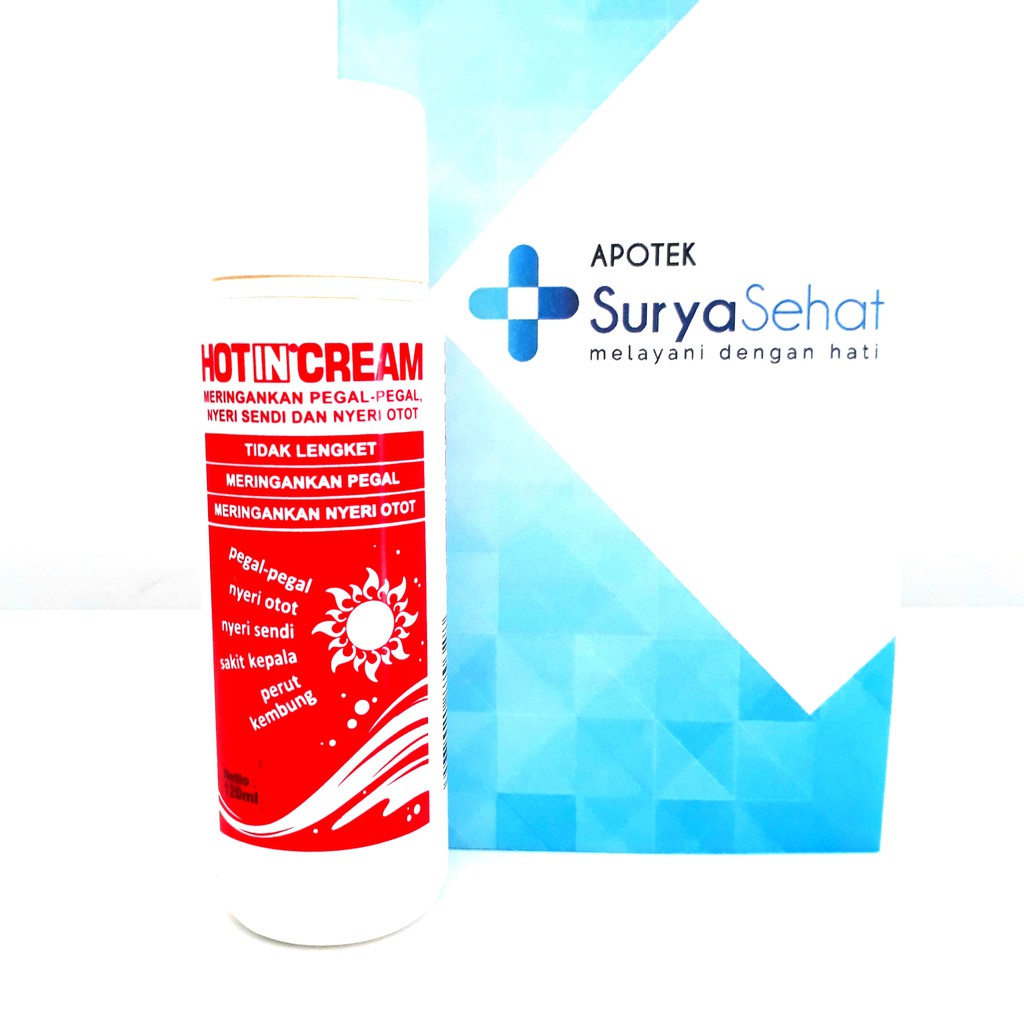 Hot In Cream Botol 120 ml Pegal - Nyeri Sendi - Nyeri Otot - Hotin Cream