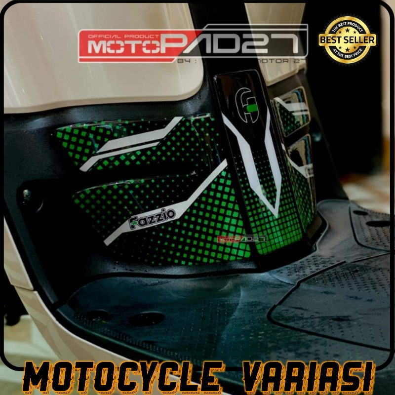 Motopad27 stiker fazzio sticker stiker deckpad Yamaha Fazzio bahan resin timbul premium