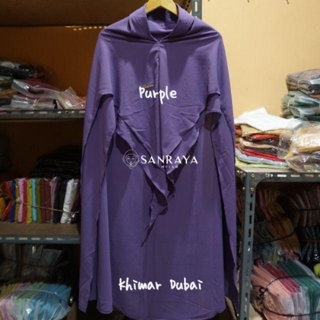 CLEARANCE SALE !!! Khimar Dubai ORIGINAL BAYZA HIJAB-purple