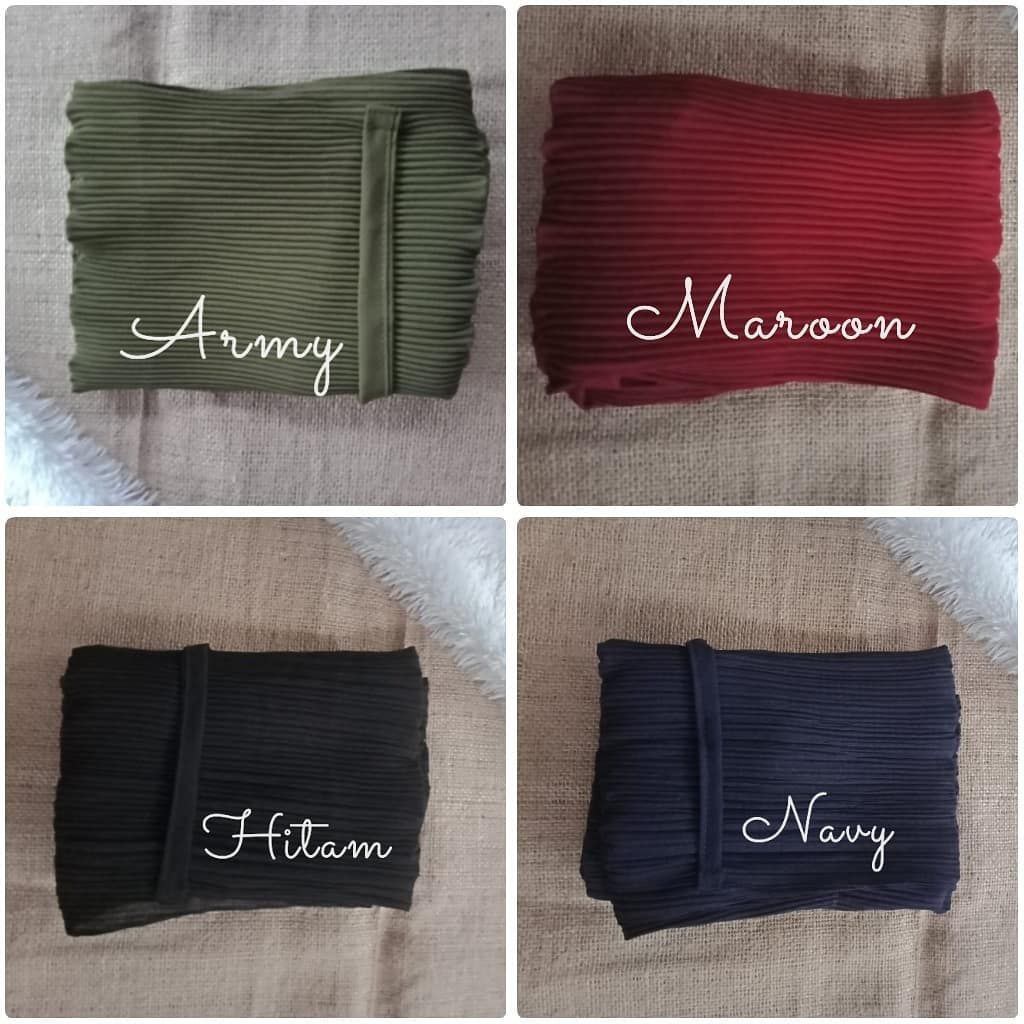 BERGO MARYAM PLISKET FULL CERUTY INSTAN PLEASTED/BERGO FULL PLISKET NON TALI