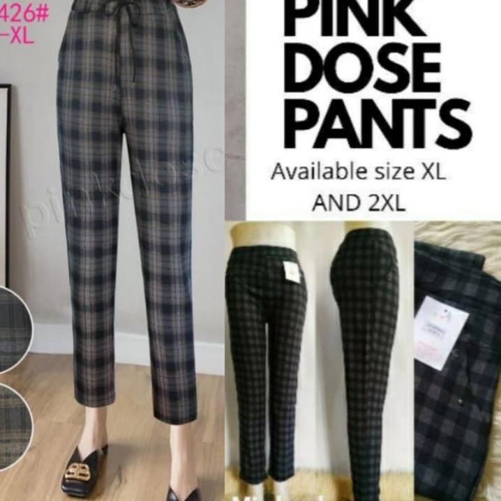 CELANA PINKDOSE KOTAK/SALUR L/XL/2XL/3xl/4xl