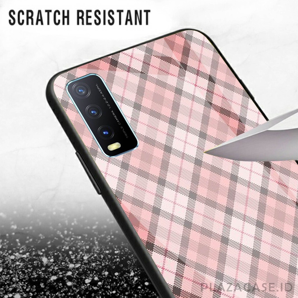 Softcase Glass [K31] for Y12s A53 REALME NARZO 20 C12 C15 Y20 A33 2020 Y30 V20 SE RENO 4F REDMI 9C