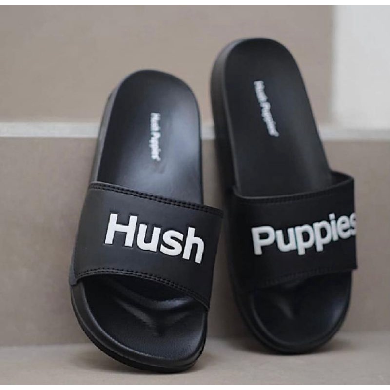 sandal slide on hush puppies | sandal slop pria wanita