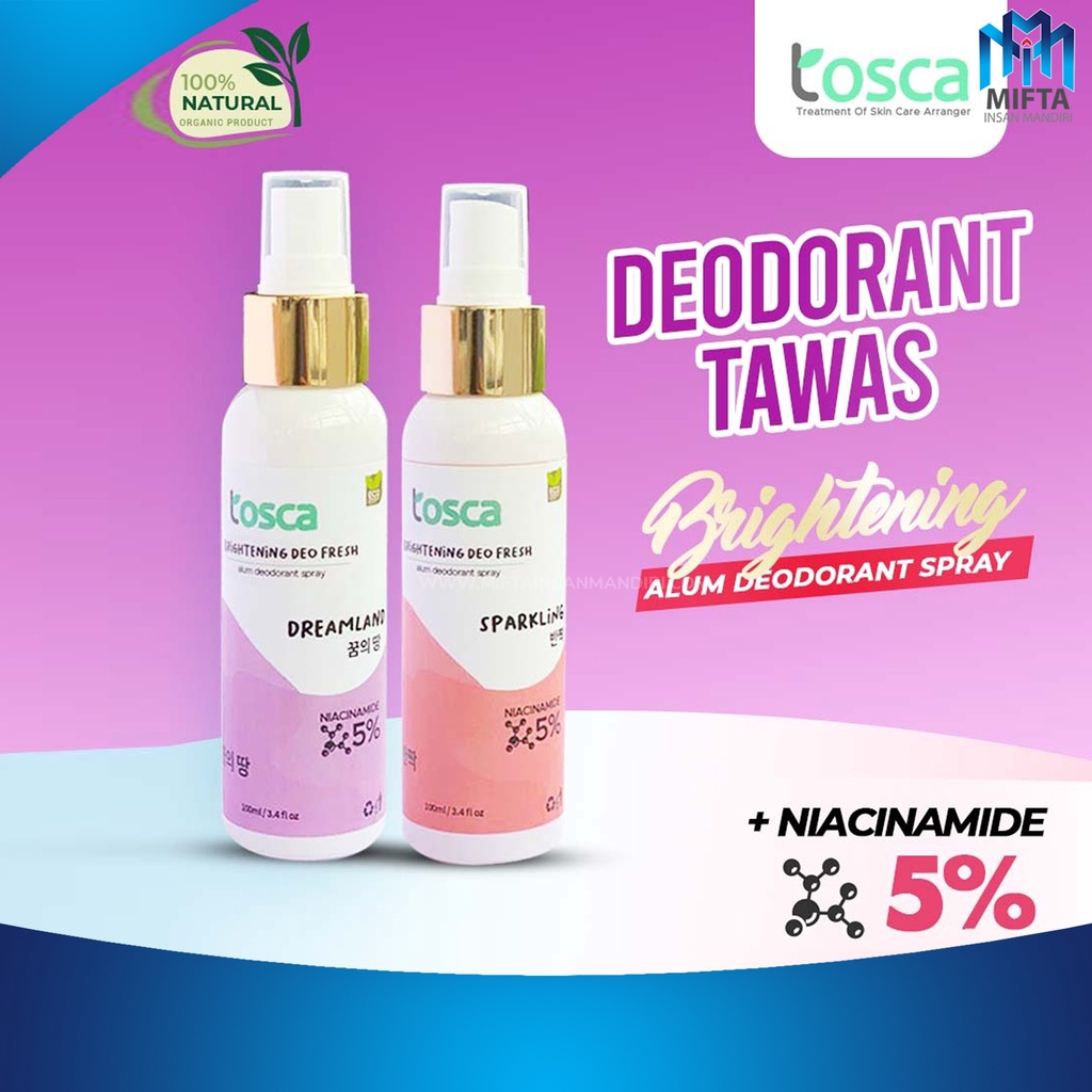 DEODORANT TAWAS SPRAY PREMIUM WITH NIACINAMIDE / BRIGHTENING DEO FRESH