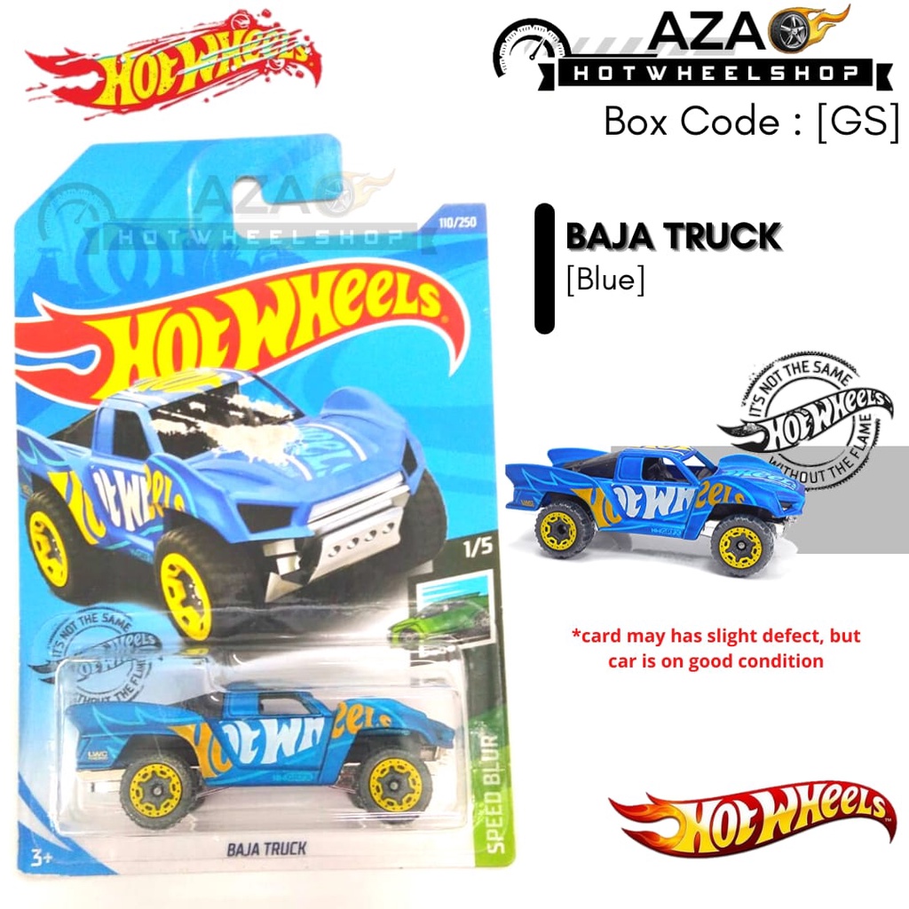 Diecast Hot Wheels BAJA TRUCK Biru HW Hotwheels Mobil Besar Mainan Anak