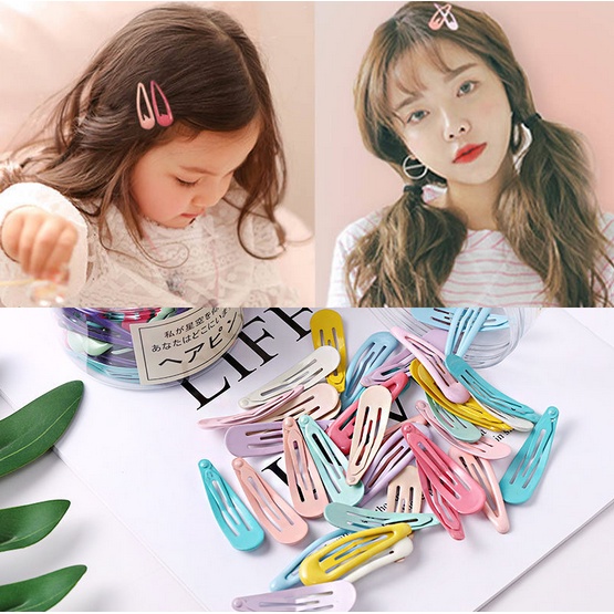 Jepit Rambut Korea Perempuan Model Tiptop Warna Warni 1 Set 10 Pcs Fashion jepitan rambut Anak lucu Aksesoris Rambut AK131